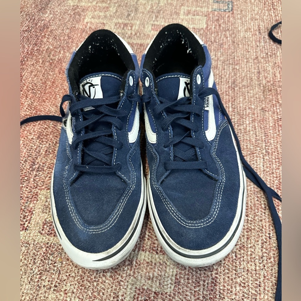 Vans Rowan pro suede navy and white size 9 men’s